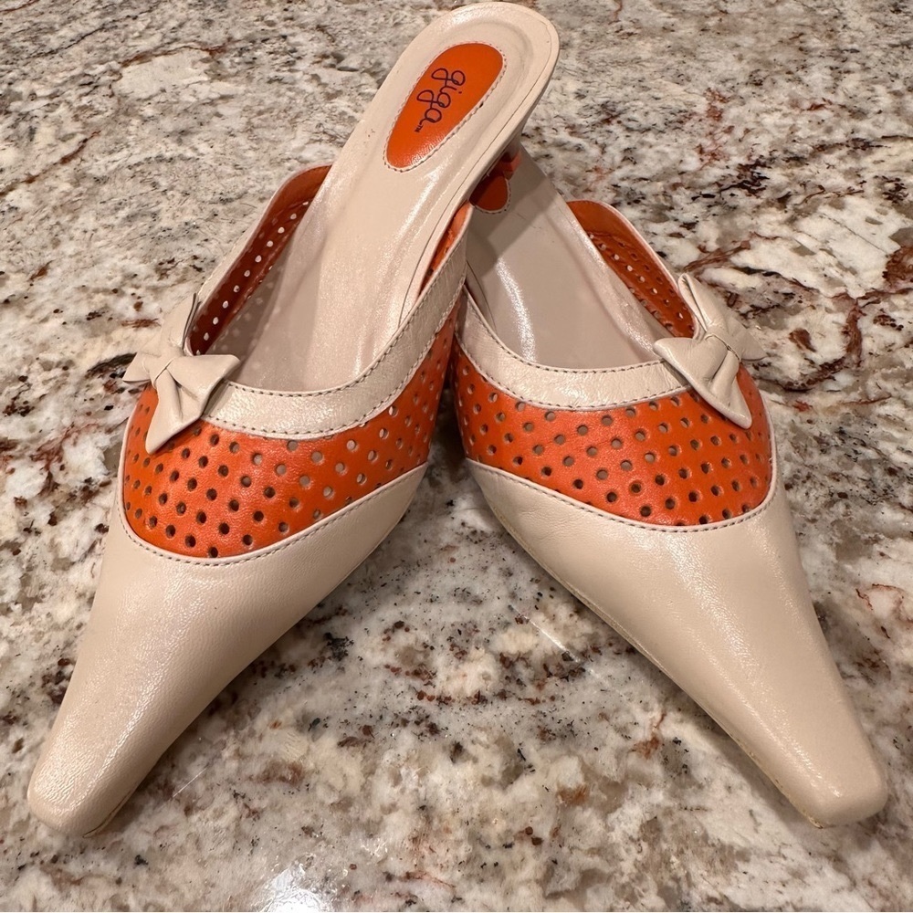 Chic Beige and Orange Women's Shoes